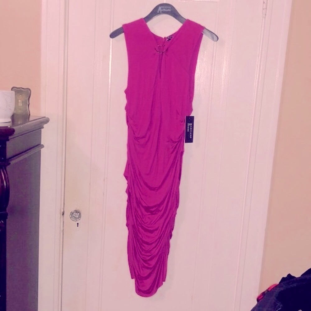 Marciano Moriah O Ring Ruched Dress - Picture 6 of 10